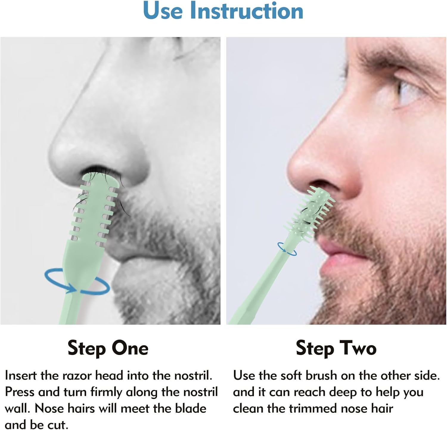 5/20/50Pcs 2-in-1 Nasal Cutter - Nose Hair Trimmer review and price