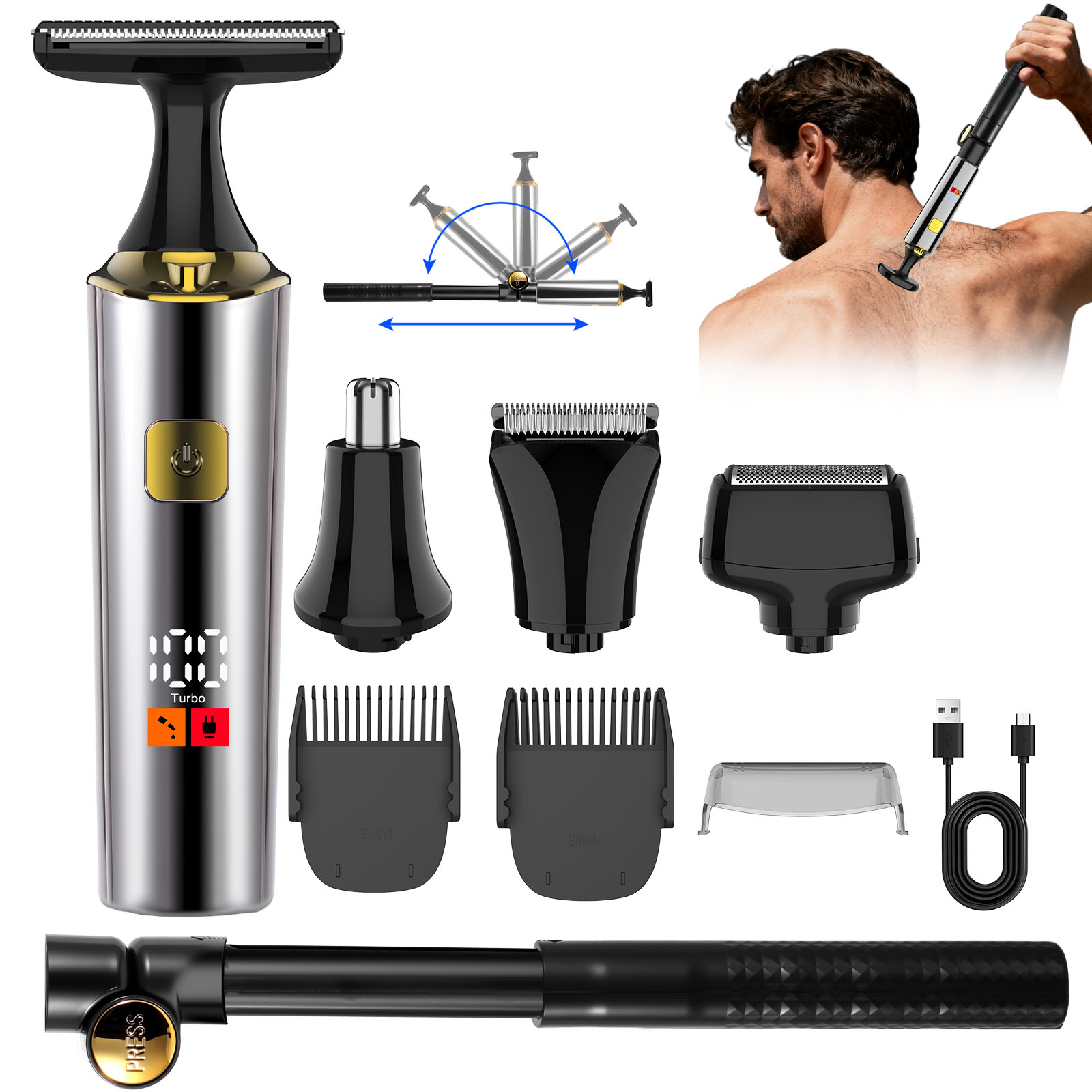 Hatteker Electric Rechargeable - Men Grooming Full Body review and price
