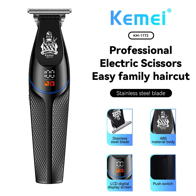 Kemei KM-1772 7000 RPM Hair Cl - Beard Trimmer Cordless review and price