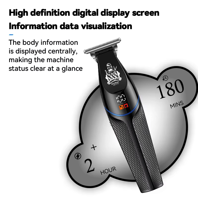 Kemei KM-1772 7000 RPM Hair Cl - Beard Trimmer Cordless review and price