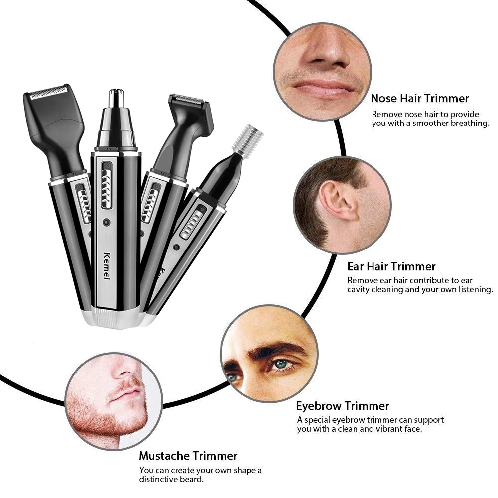 Kemei rechargeable electric al - Men'S Grooming Gift Set review and price