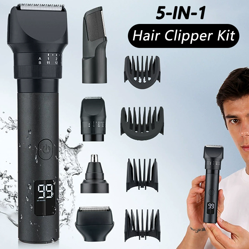 5-In-1 Cordless Hair Clipper L - Beard Trimmer Cordless review and price