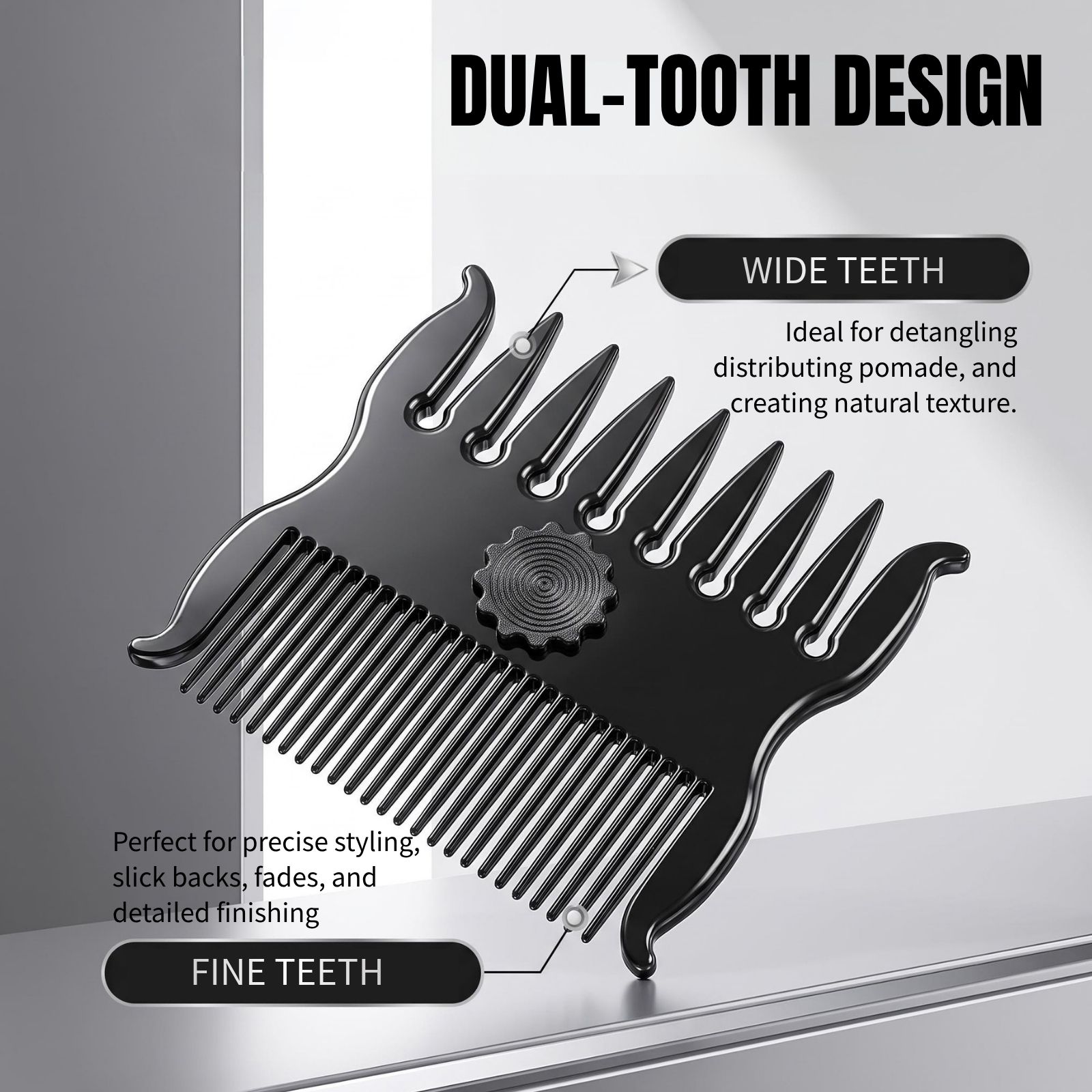 1/2Pcs Set Hairstyle Comb 360° - Men'S Grooming Hairstyles review and price
