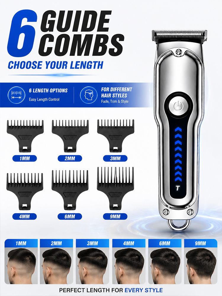 Men Hair Clipper T-Blade Cordl - Beard Trimmer Cordless review and price