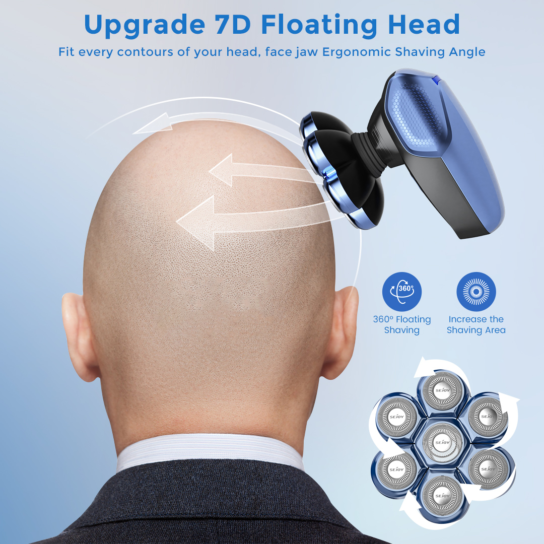Sejoy 6-in-1 7D Head Shavers f - Men Grooming Full Body review and price