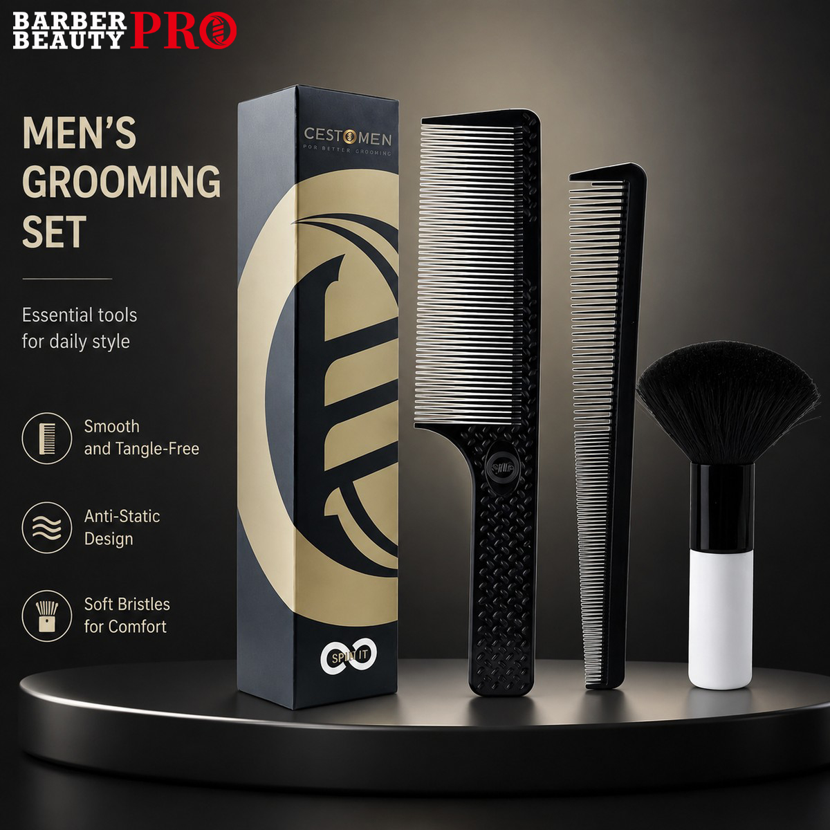 3Pcs Professional Hair Cutting - Men'S Grooming Hairstyles review and price