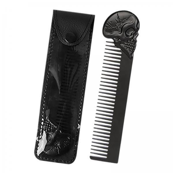 Skull Head Pocket Beard Comb Z - Men'S Grooming Hairstyles review and price