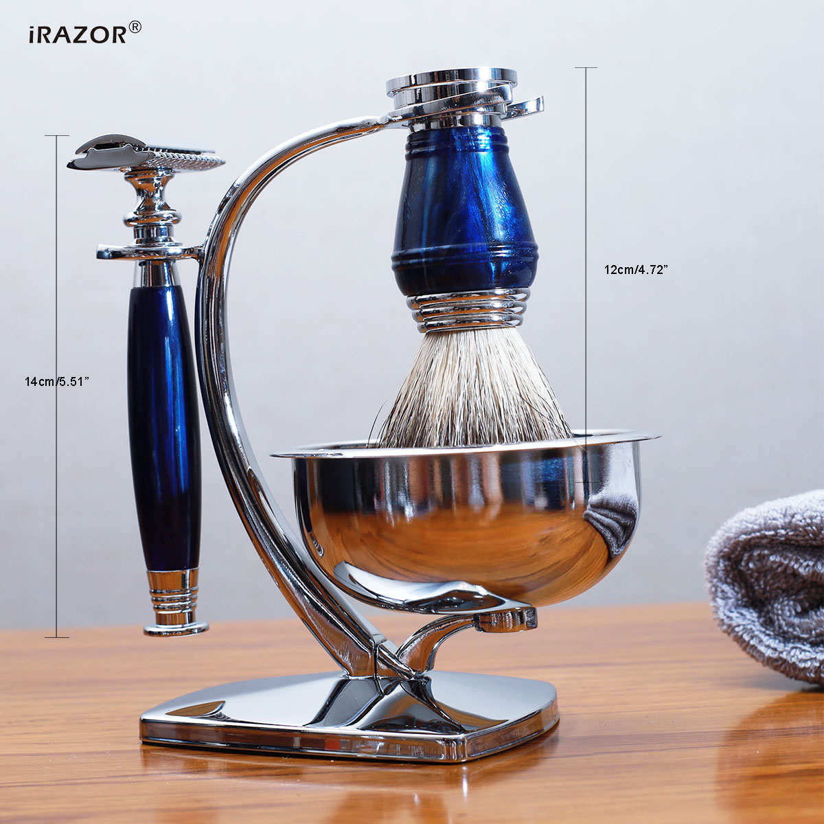 iRAZOR Royal Blue Luxury Men's - Men'S Grooming Gift Set review and price