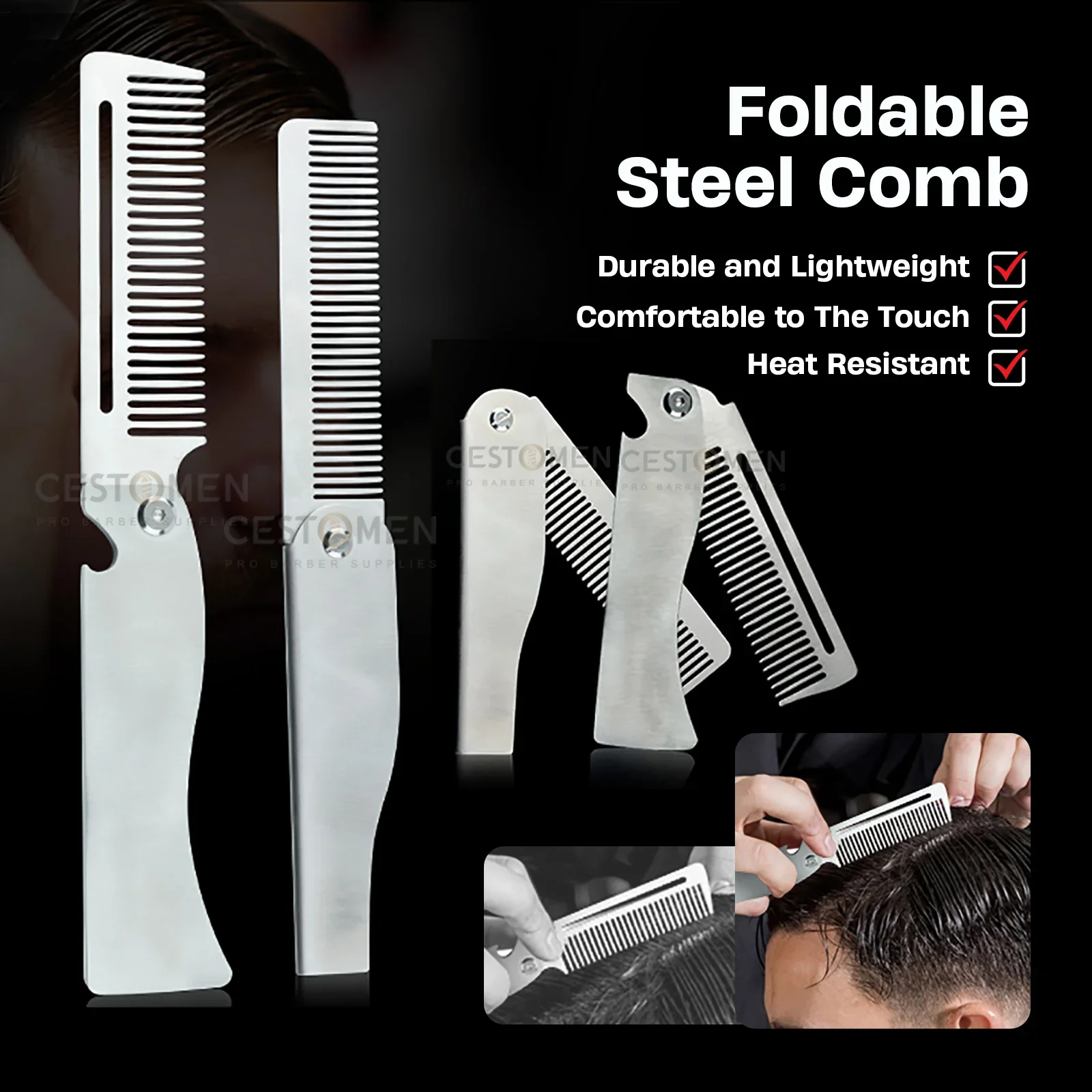 New Type1/2PCS Portable Steel  - Men'S Grooming Oil review and price