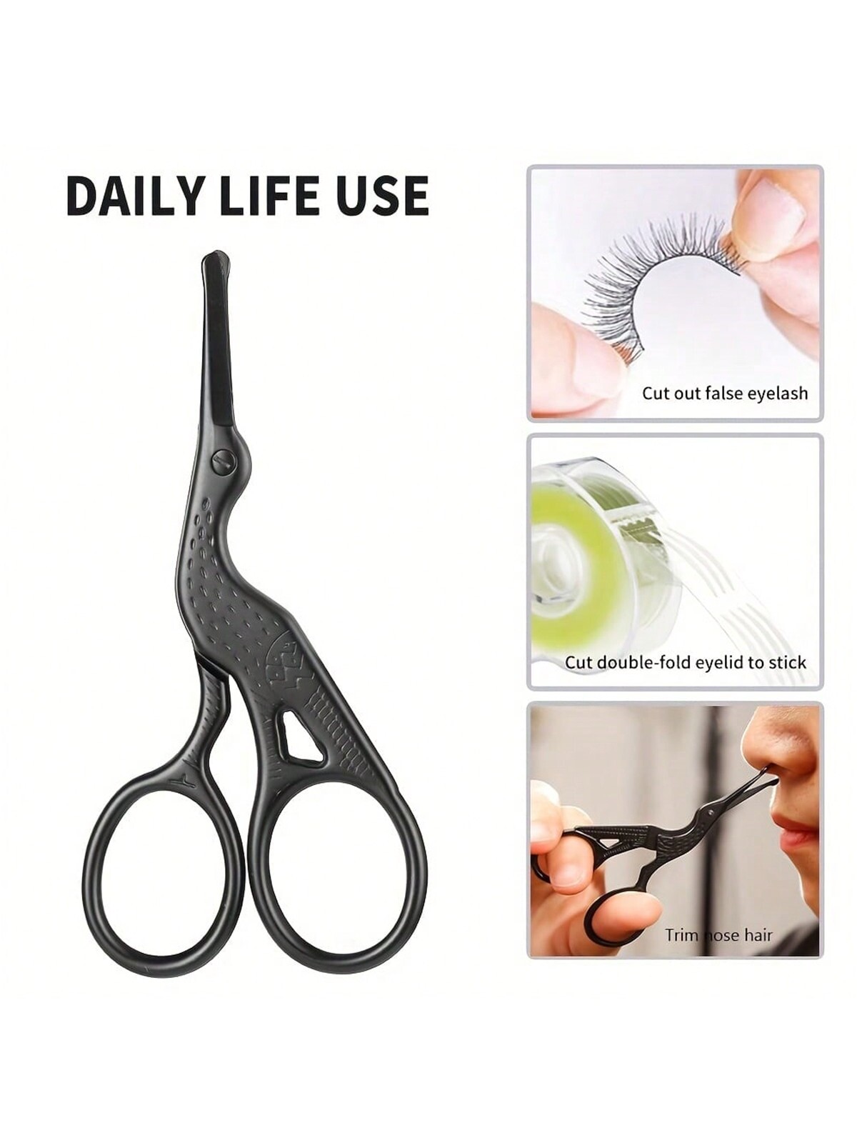Nose Hair Scissors, Stainless  - Nose Hair Trimmer review and price